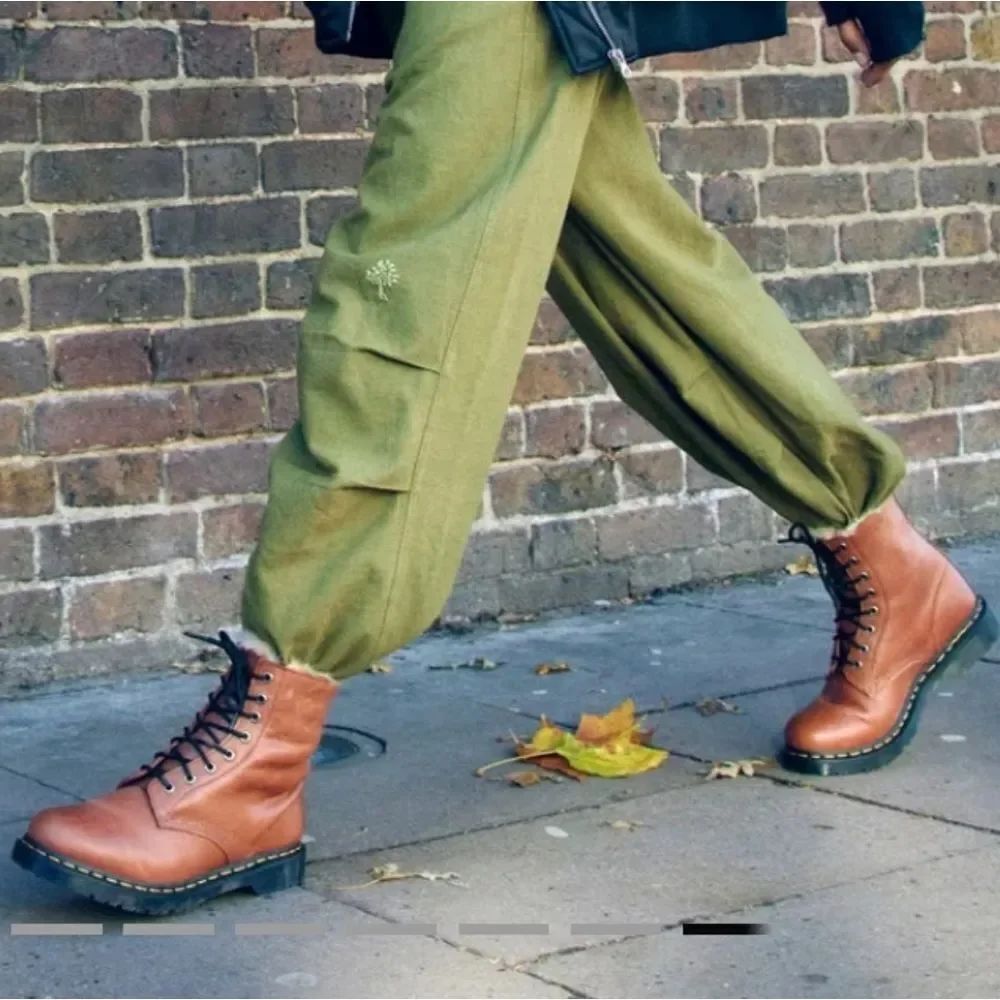 BRAND NEW DR MARTENS SERENA FAUX FUR LINED LEATHER WOMEN'S BOOTS G1